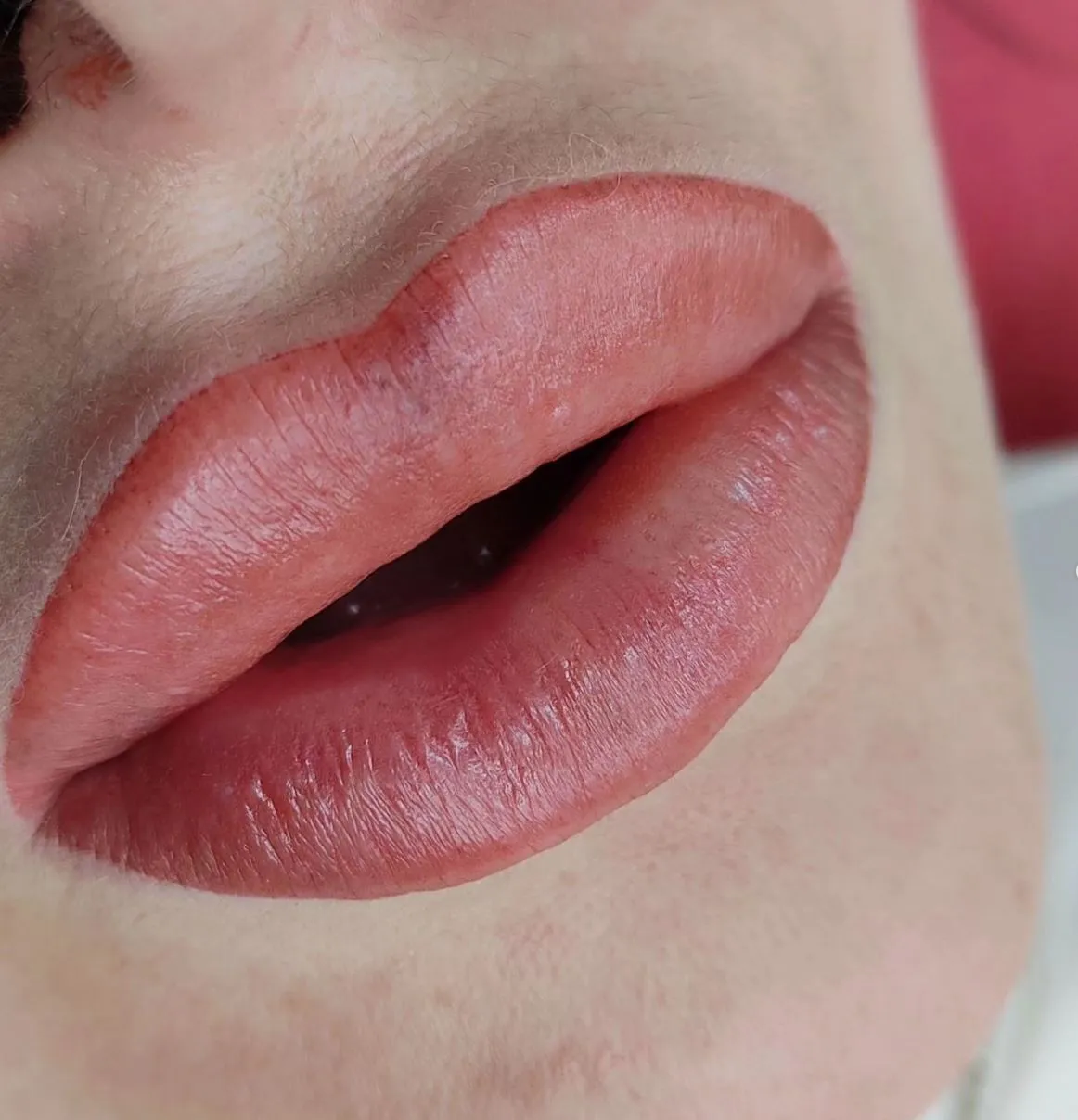 permanent lip tattoo