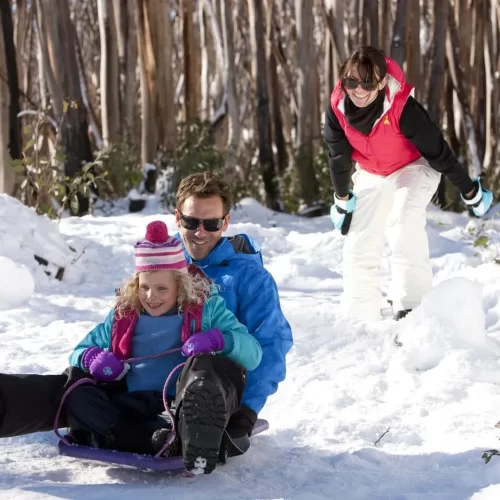 snowy mountain tour